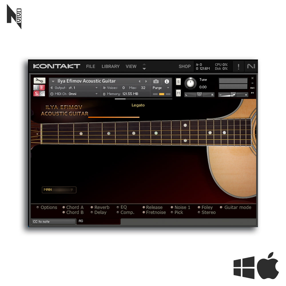 Ilya Efimov All Guitars - Guitarras e Violões Para Kontakt Win e Mac