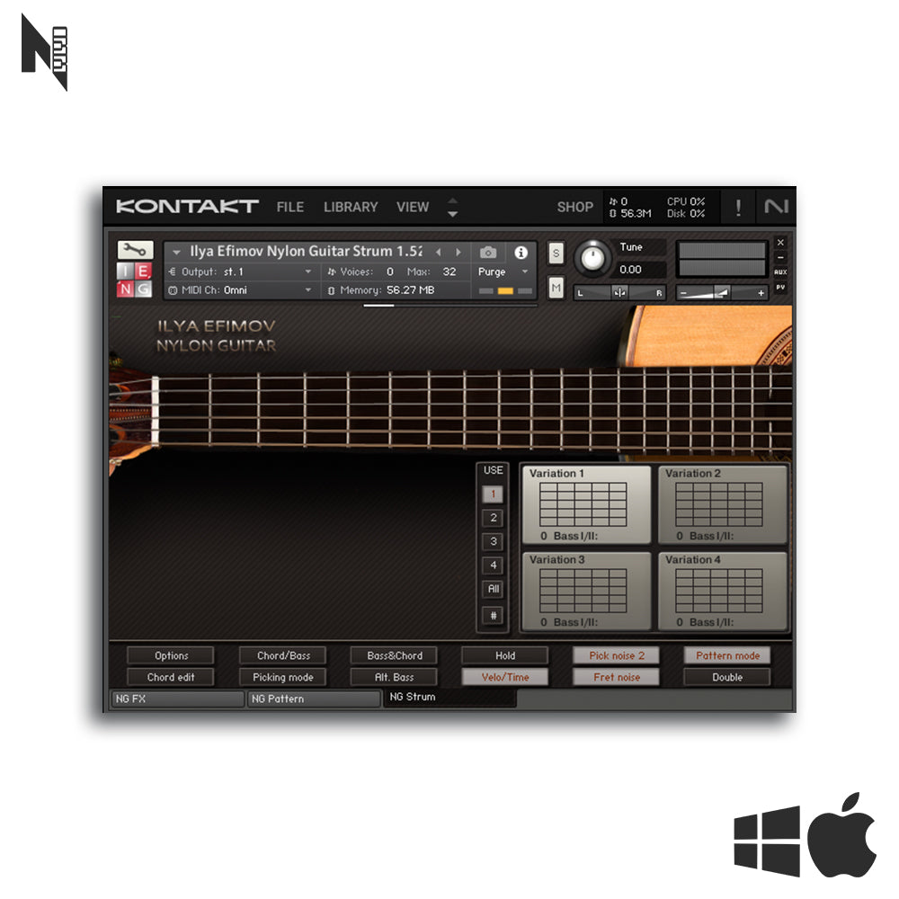 Ilya Efimov All Guitars - Guitarras e Violões Para Kontakt Win e Mac