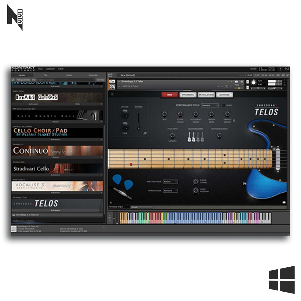 Native Instruments Kontakt 7.8 Win - Sem Livrarias Inclusas