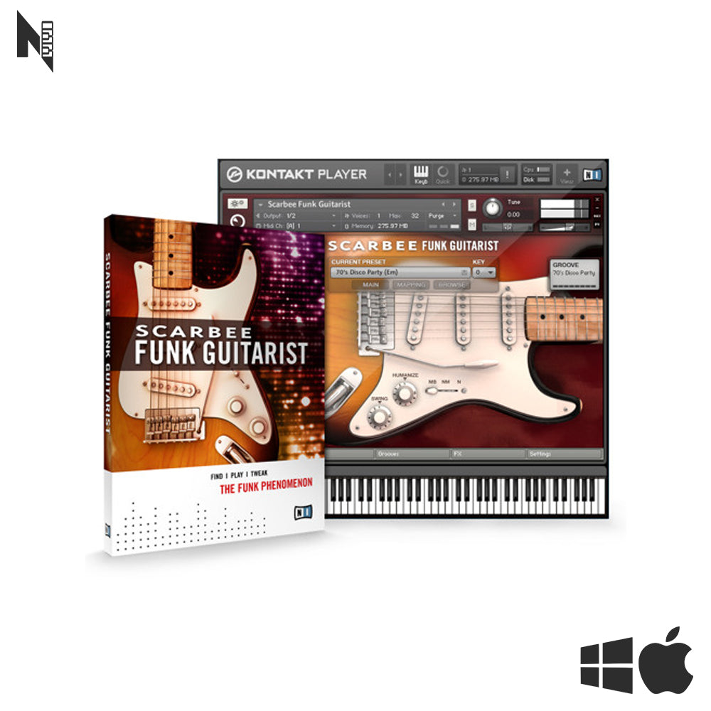 Scarbee Funk Guitarist - Livraria Kontakt